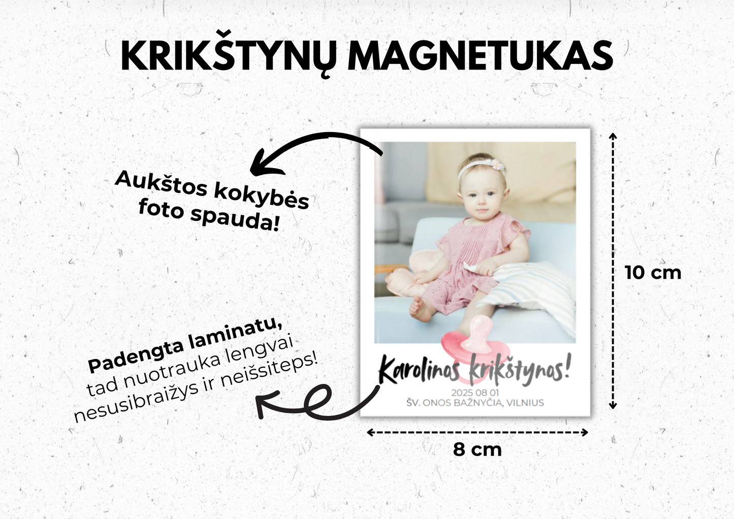 Krikštynų magnetukas 👼