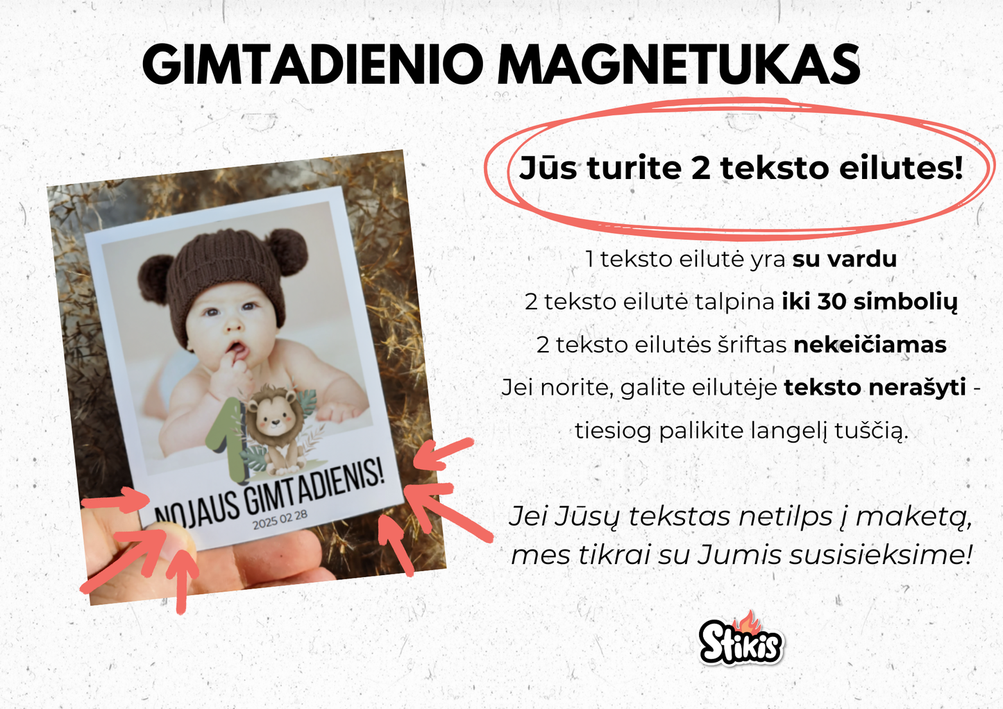 Gimtadienio magnetukas 🥳