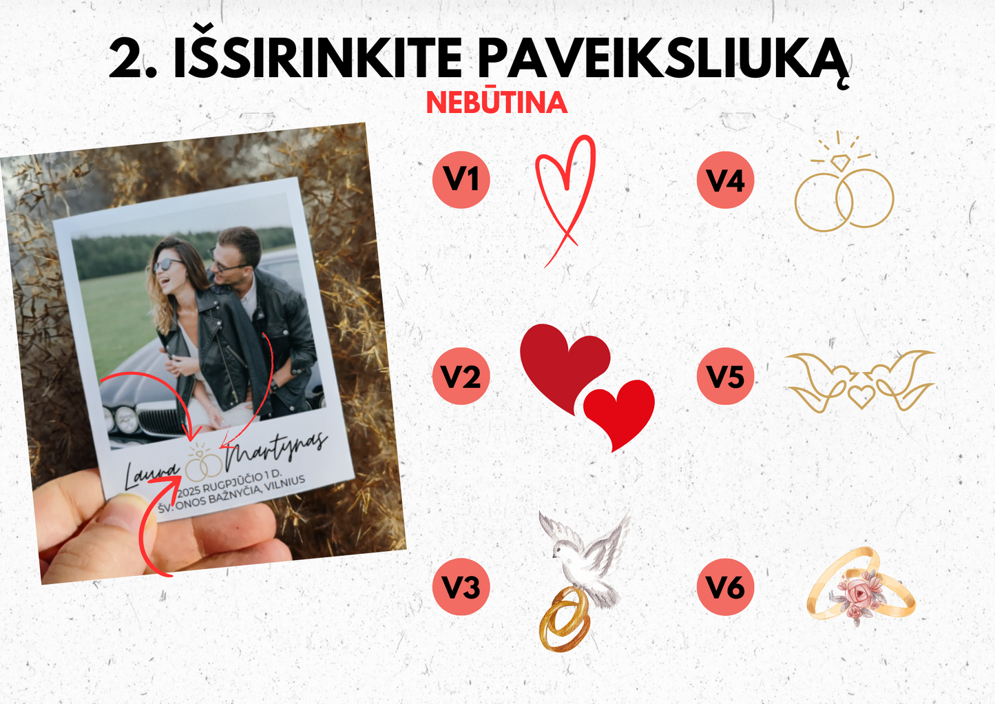 Vestuvių magnetukas 💍