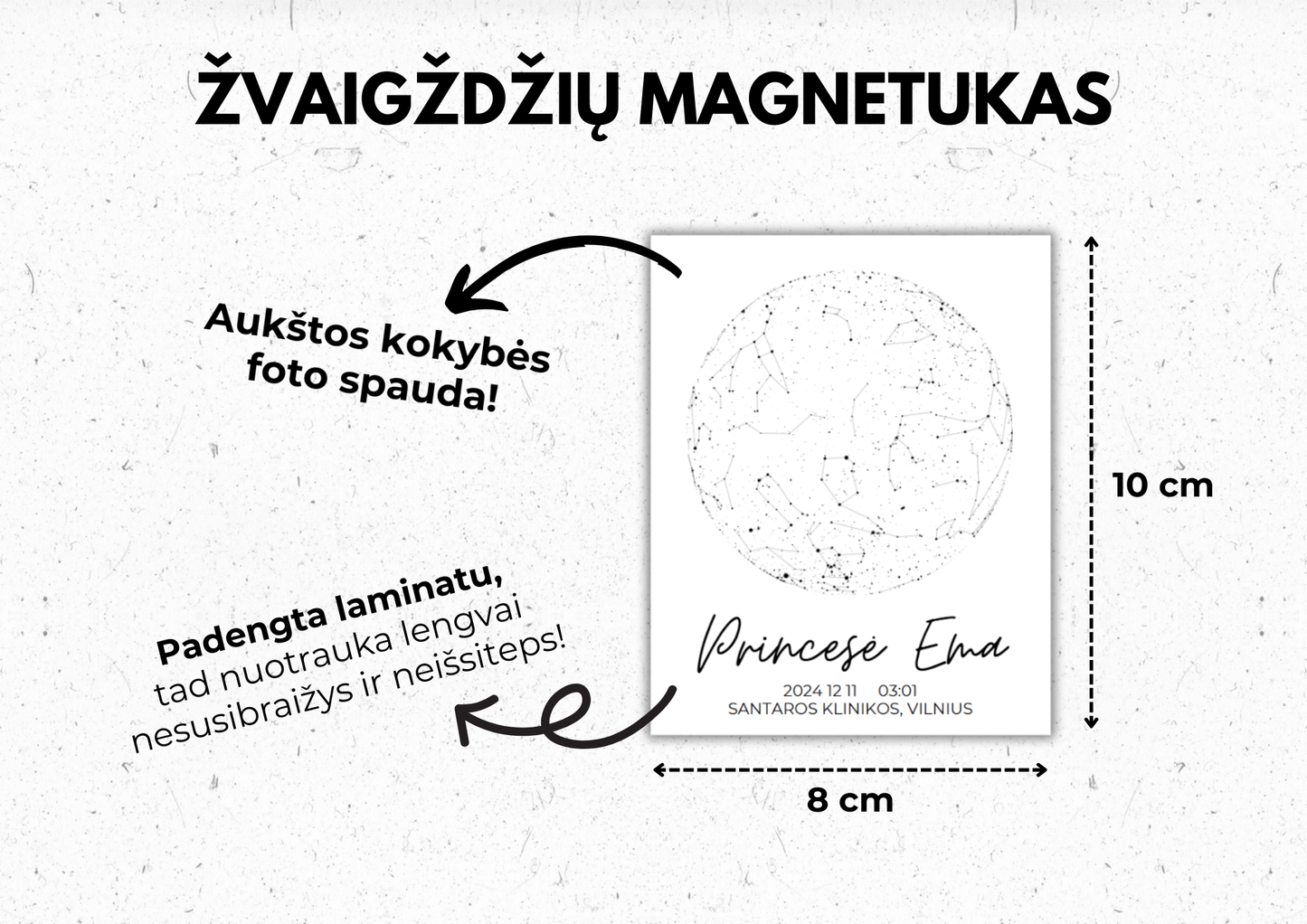Žvaigždžių magnetukas ⭐