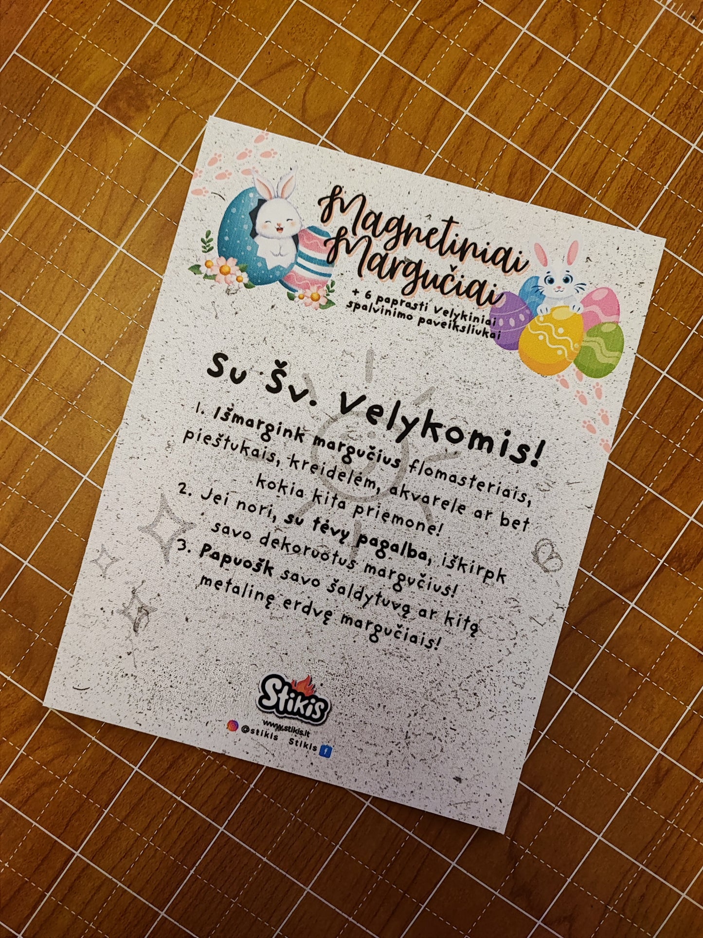 Magnetiniai margučiai 🐇 (6+6)