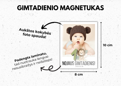 Gimtadienio magnetukas 🥳