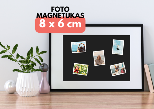 Foto magnetukas 8 x 6 cm