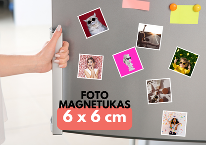 Foto magnetukas 6 x 6 cm