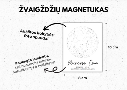 Žvaigždžių magnetukas ⭐