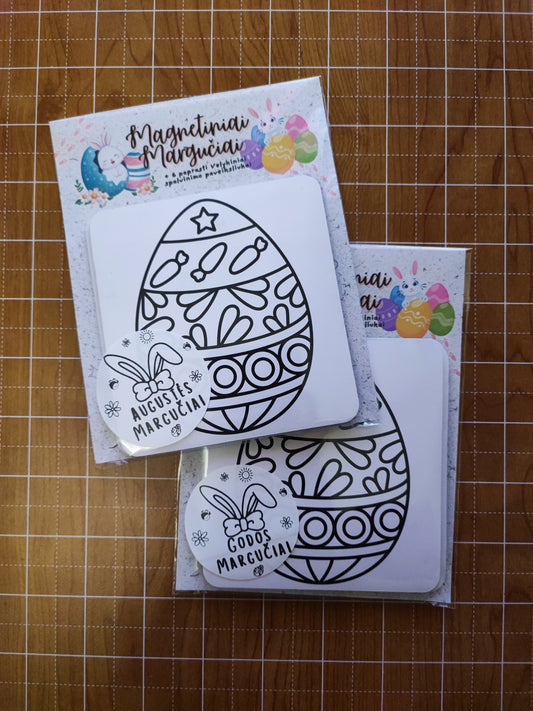 Magnetiniai margučiai 🐇 (2+2)